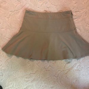 Athleta khaki skort